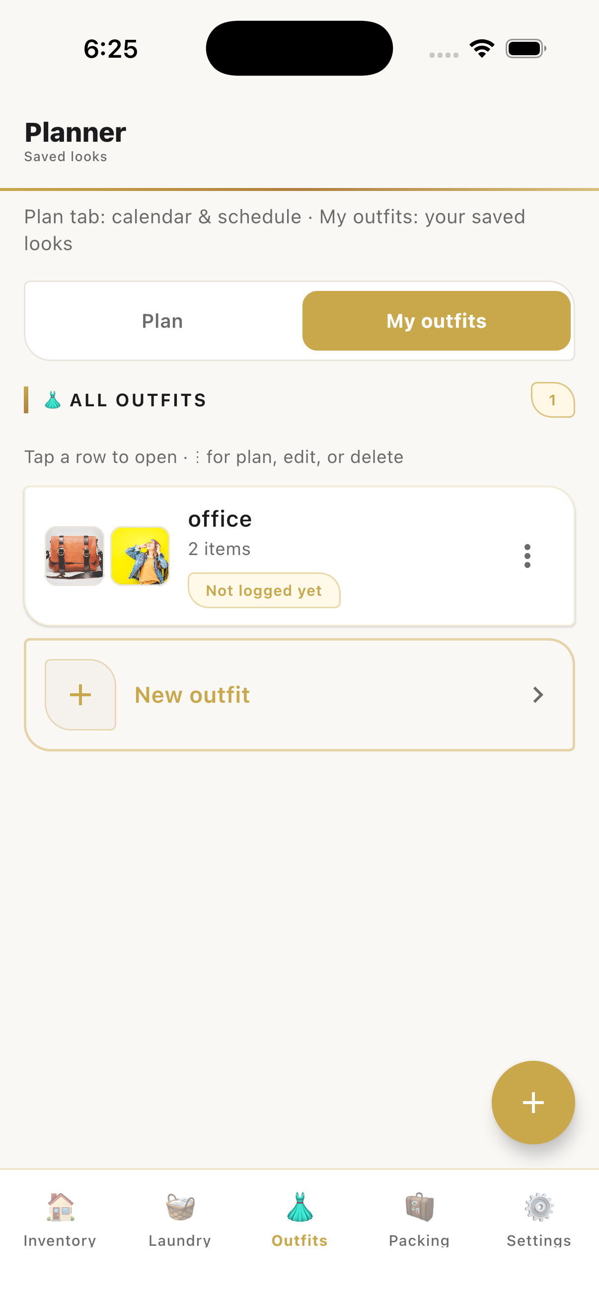 Outfit builder